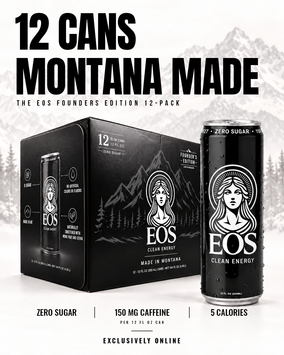 EOS ENERGY - FOUNDERS EDITION - 12 PACK